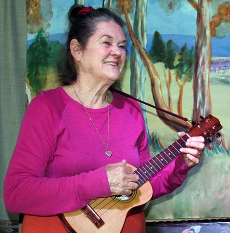 Kate and ukulele
